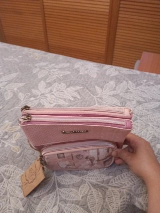 Bolso Sweet Candy rosa con dibujo