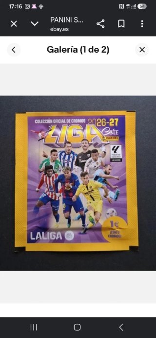 Panini La Liga 2026-27 Cromos REPETIDOS.