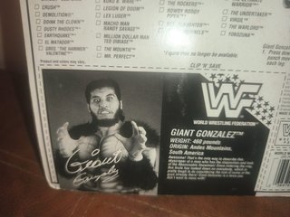 WWF Hasbro Giant Gonzalez MOC