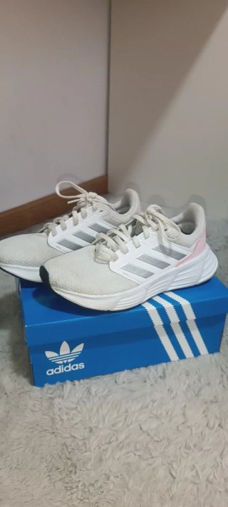 Zapatillas Adidas Galaxy 6 Cloudfoam Blanco Rosa