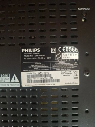 Barra de Sonido Philips 35W con Subwoofer