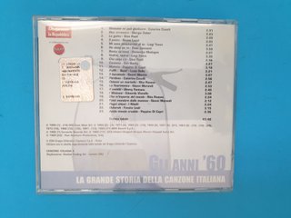 cd - La grande storia della canzone italiana. Anni