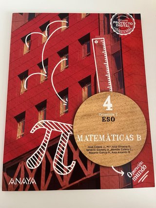 Matemáticas B. 4o de ESO
