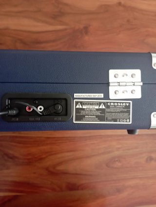 Giradischi Crosley Blu e Nero