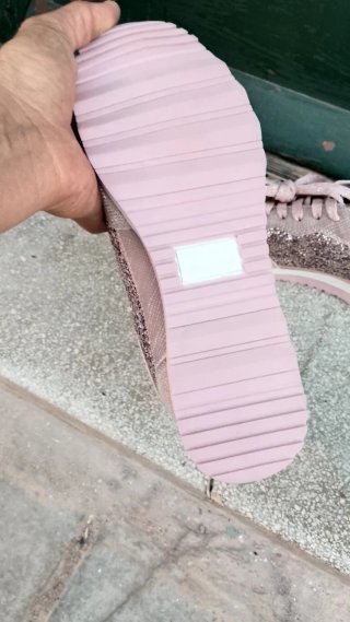 Zapatillas rosas con brillos tallas 37