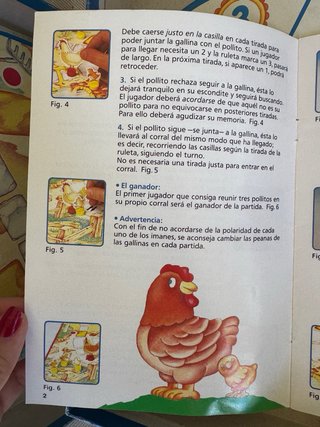 Juego de mesa infantil Pollitos pío pío