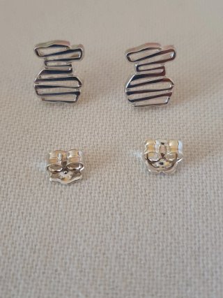 Pendientes Tous Plata Ley Zig-Zag