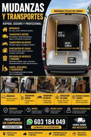 NUDANZAS Y TRANSPORTES TODA ESPAÑA