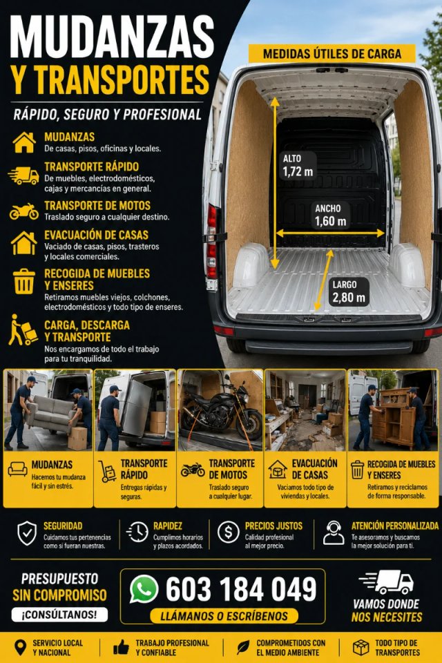 NUDANZAS Y TRANSPORTES TODA ESPAÑA