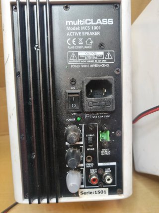 Altavoces MultiClass MCS 1001 Activos