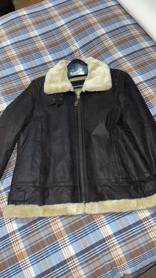 Cazadora Piel Forrada Talla XXL/XL