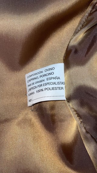 Cazadora Piel Forrada Talla XXL/XL