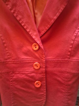 Chaqueta roja mujer