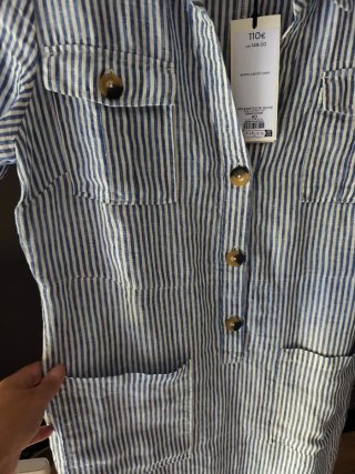 Vestido Caroll T40 Rayas Verano