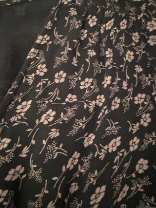 Blusa Brownie floral verde y blanco