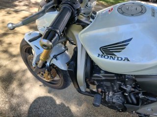 Honda Hornet Plata/Blanca Naked