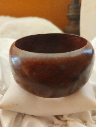 Bracciale vintage palissandro scultoreo