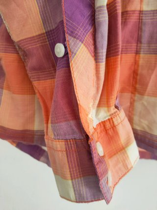Camisa de algodón a cuadros