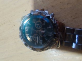 Reloj SAIGELA Hombre Negro/Plateado