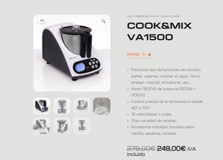 Super Chef Cook Mix VA1500