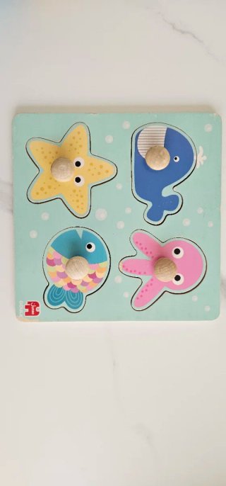 Puzzle infantil Goula animales marinos