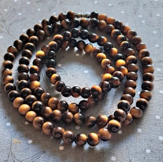 Set collana + 2 bracciali occhio di tigre