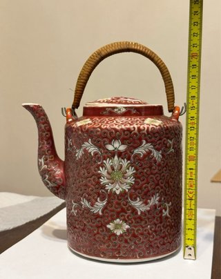 Teiera cinese antica decorata