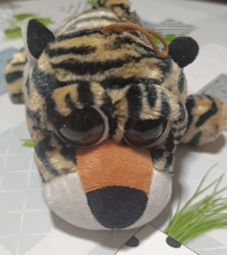 Peluche Tigre Ojos Grandes Colgante Retro