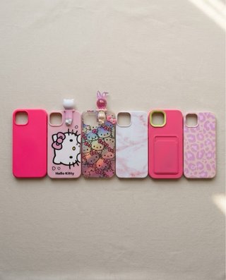 Confezione da 6 custodie per iPhone 15 Plus rosa