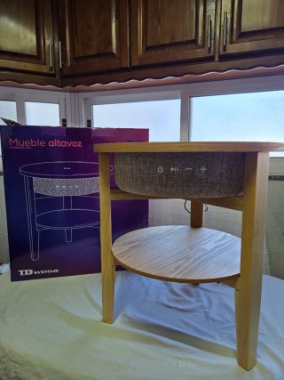 Mesa Auxiliar con Altavoz Bluetooth TD Systems 30w