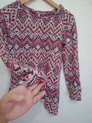 Jersey punto geométrico mujer Talla L