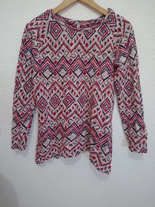 Jersey punto geométrico mujer Talla L