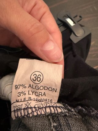 Vaquero licra premamá gris