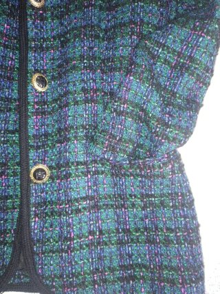 Traje de chaqueta y falda tweed