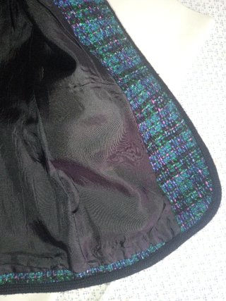 Traje de chaqueta y falda tweed