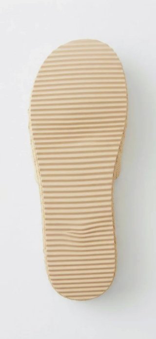 Sandalias tipo alpargata beige 40