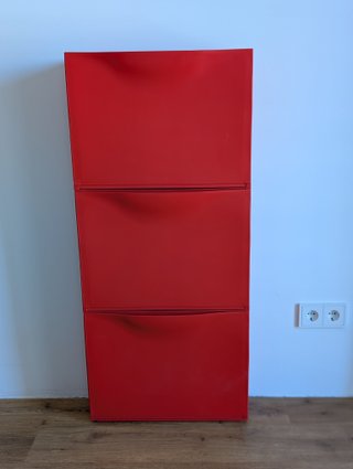 Zapatero TRONES rojo 52x18x39 cm