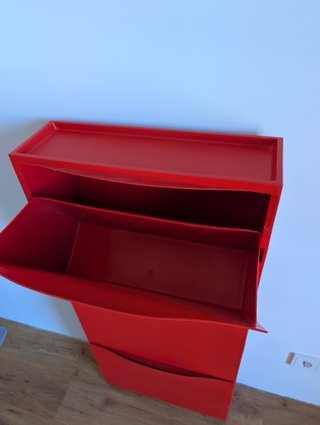 Zapatero TRONES rojo 52x18x39 cm