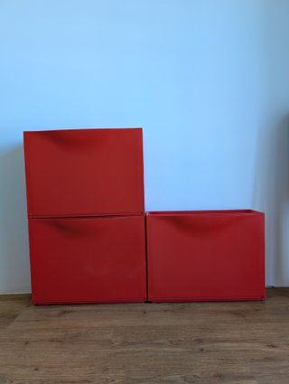 Zapatero TRONES rojo 52x18x39 cm