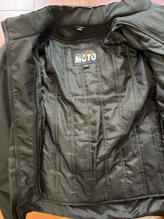 Chaqueta Moto Hombre Negra marca outlet moto