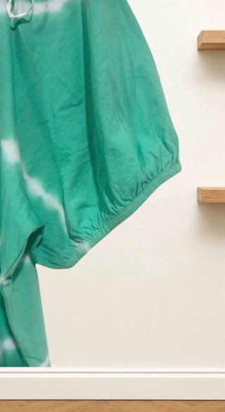 Talla 44-46 Blusa manga corta abullonada SHEEGO