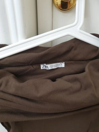 Vestido Zara Marrón Talla Única