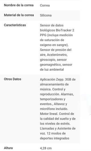 Amazfit GTS 2 Smartwatch Negro/Dorado