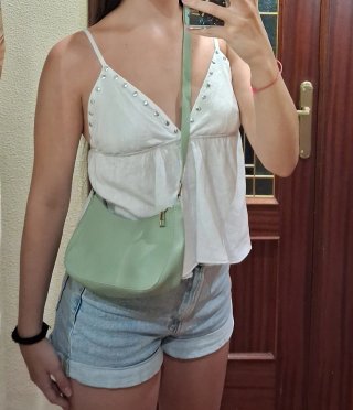 Bolso pequeño verde claro