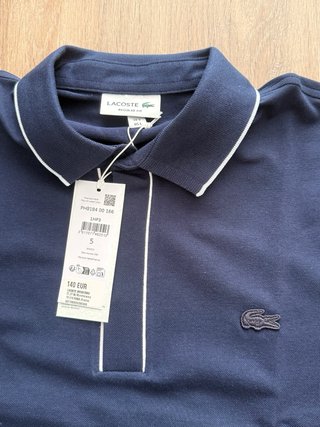 Polo Lacoste Azul original L
