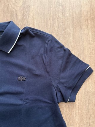 Polo Lacoste Azul original L