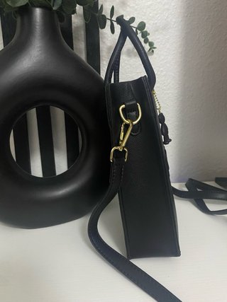Bolso Negro con Oso