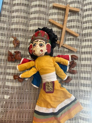 Marioneta Ganesha Nepalí Años 80