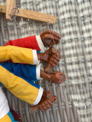 Marioneta Ganesha Nepalí Años 80
