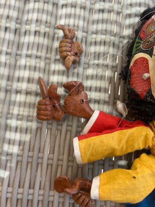 Marioneta Ganesha Nepalí Años 80